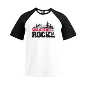 Baseball T-Shirt Wanders Rock