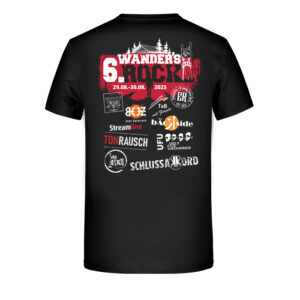 T-Shirt Wanders Rock 2025
